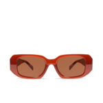 Rectangular Polarized Sunglasses Brown